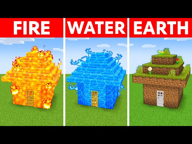 I Built A House For EVERY ELEMENT in Minecraft