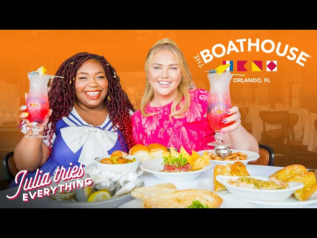 Trying 30 Of The Most Popular Menu Items At The Boathouse In Disney Springs | Delish