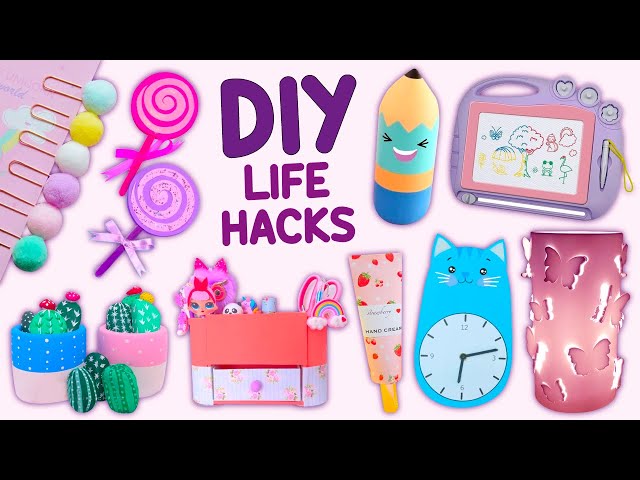 10 DIY EASY LIFE HACKS AND DIY PROJECTS YOU CAN DO IN 5 MINUTES - Recycle Crafts