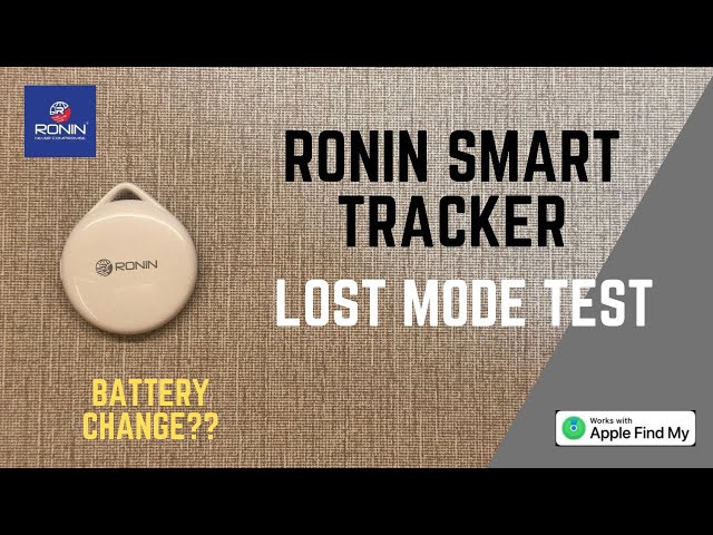 Ronin Smart Tracker R101 tracking test | Lost Mode | Ronin R101 smart tracker battery change