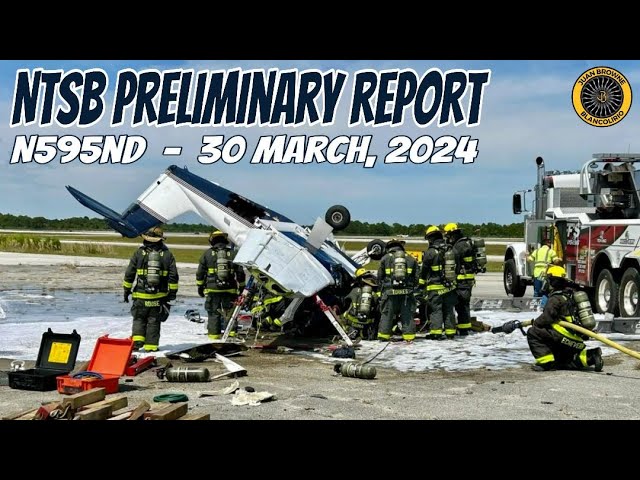 N595ND PA-44 180 Seminole NTSB Preliminary Report