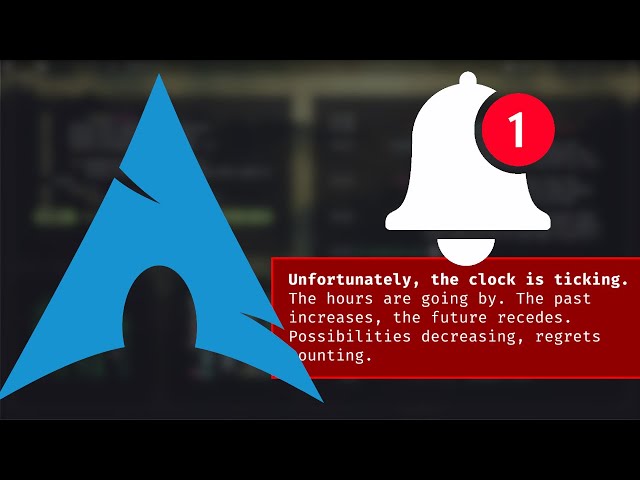 How to Set Up and Configure Notifications on Arch Linux (with dunst)