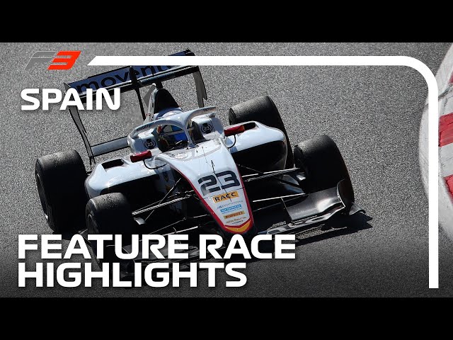 F3 Feature Race Highlights | 2023 Spanish Grand Prix