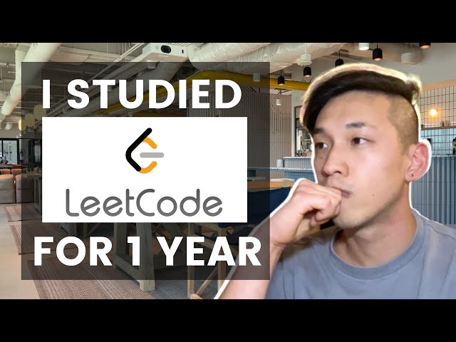 I studied leetcode for 1 year