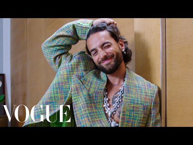 Maluma Gets Ready for Pharrell’s Louis Vuitton Show | Vogue
