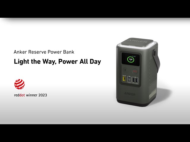 Anker Reserve Power Bank | Light the Way, Power All Day