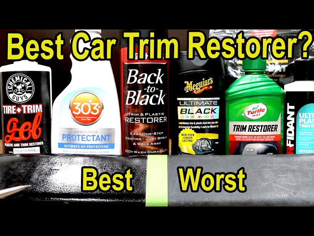 Best Plastic Car Trim Restorer? 303 Protect vs Mothers, Turtle Wax, Meguiars, CeraKote