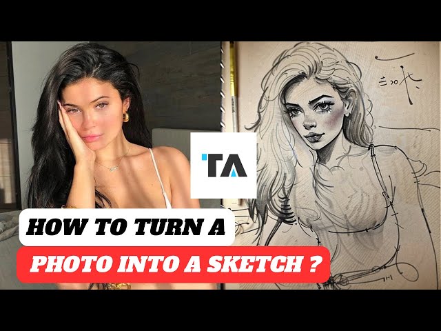 how to turn photo into sketch | photo into sketch ai | how to turn photo into sketch outline