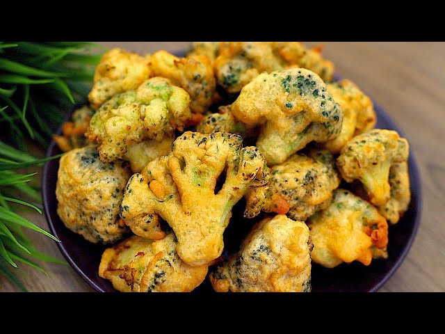 A simple and delicious recipe for fried broccoli in batter.