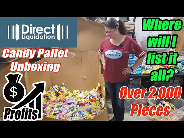 Candy Pallet Unboxing - Where and How did I sell it all? Over 2,000 Pieces - "SWEET" Profits!