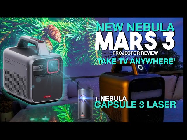 Nebula Mars 3 Projector | Take the Cinema Anywhere with an Image Size up to 200"