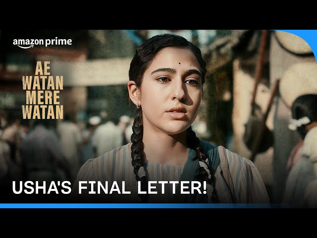 Usha's Final Letter To Her Father! | Ae Watan Mere Watan | Prime Video India
