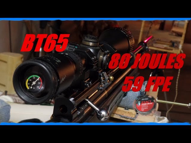 80 Joules | 59 FPE: Hatsan BT65 & JSB Jumbo Beast 34 gr