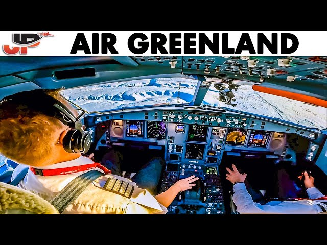 Air Greenland A330-800, Dash 8 & Helicopter Winter Cockpit Adventure