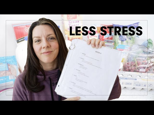 Simple meal planning tips | minimalist family