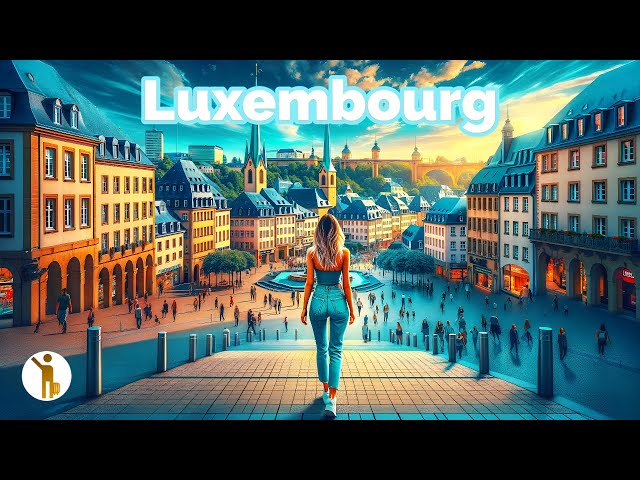 Luxembourg - A Luxurious Landscape - 4k HDR 60fps Walking Tour (▶40min)