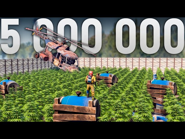 5 000 000 скрапа в день приносит моя безумно громадная ферма в Rust/Раст