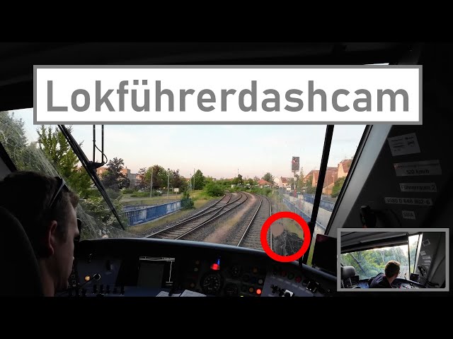 Train Driver´s Dashcam #5 | Emergency Brake and people on tracks