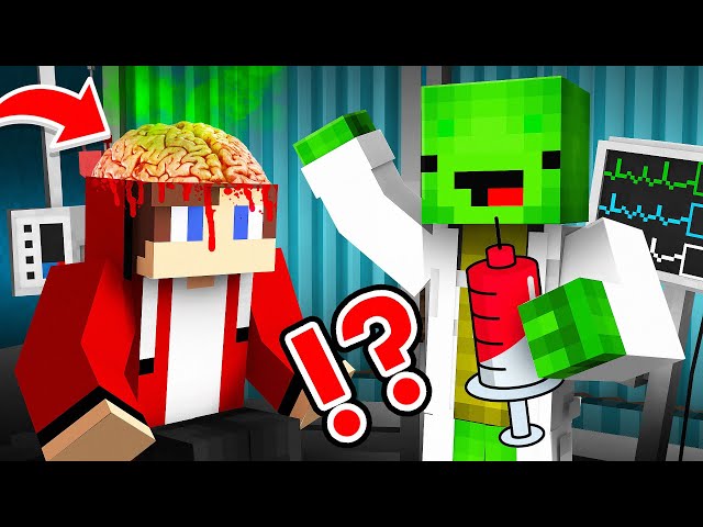 Why Mikey did The SURGERY on JJ's Head in Minecraft Challenge - Maizen