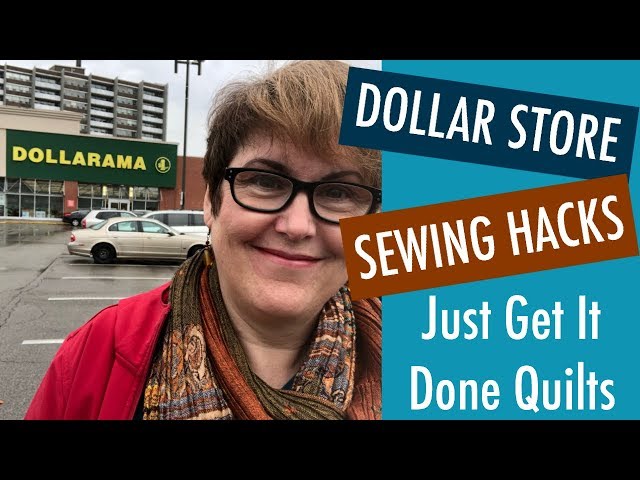 🛍 BEGINNER SEWING - 10 BUDGET SEWING HACKS FROM THE DOLLAR STORE 💰