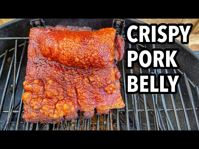 How to Make Crispy Pork Belly in a Charcoal BBQ