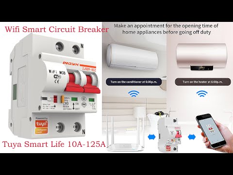 Tuya Smart Life 10A 125A Wifi Smart Circuit Breaker SETUP