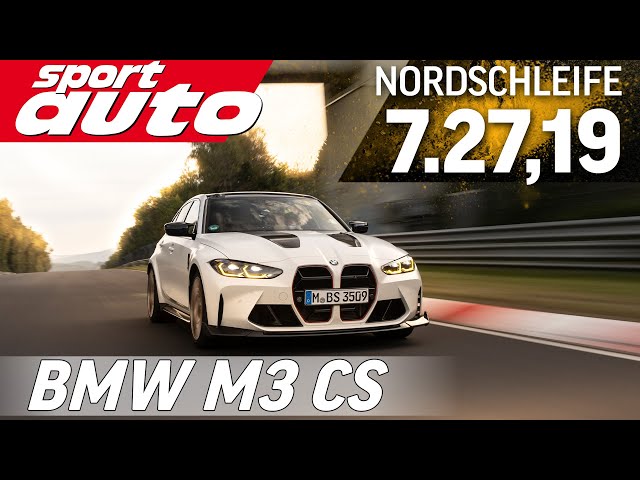 BMW M3 CS | Nordschleife HOT LAP 7.27,19 min | sport auto Supertest