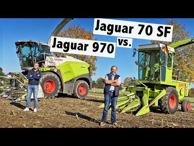 Maishäckseln mit Claas Jaguar 70 SF und Jaguar 970 | Maisernte mit Lohnunternehmen Alfons Huber KG