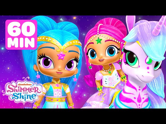 Shimmer and Shine's Zahracorn Adventures! 🦄 w/ Leah | 1 Hour Compilation | Shimmer and Shine