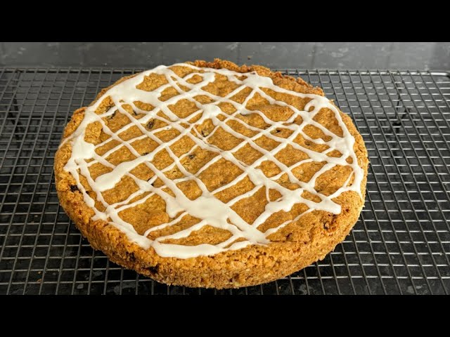 Sultana Oat Cookie Pie - Easy Giant Cookie