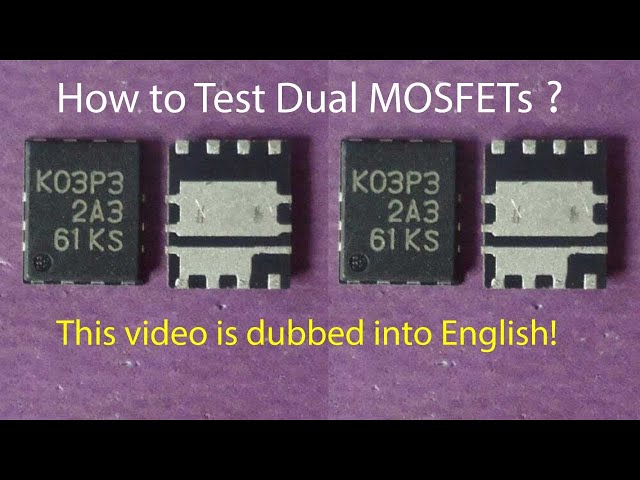 How to Test Dual MOSFETs