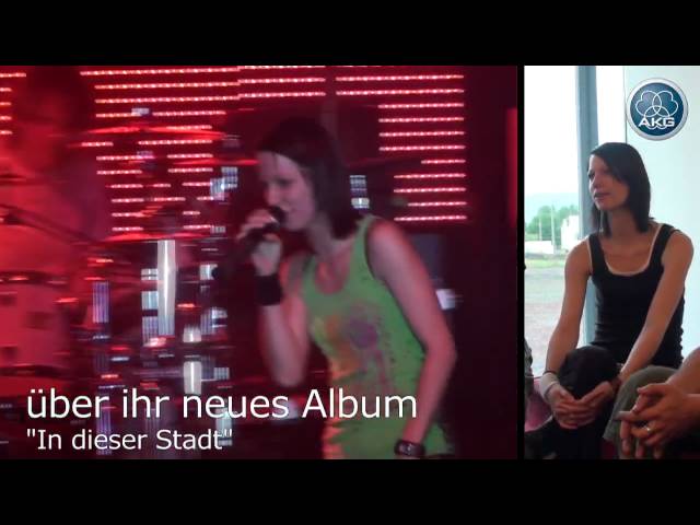Christina Stürmer - Live "Ist mir egal" - AKG WMS4500, C214, D40, C451, C480