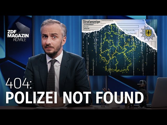 Wo die deutsche Polizei bei der Verfolgung von Straftaten im Internet versagt | ZDF Magazin Royale