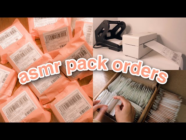 Getting new printer without INK, ASMR packing orders (ft. Phomemo)