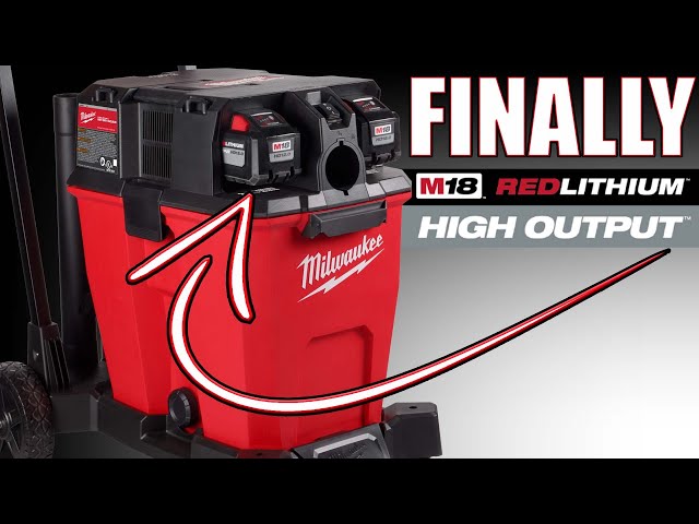 Milwaukee Tool Releases Full Size M18 Vacuums FINALLY!