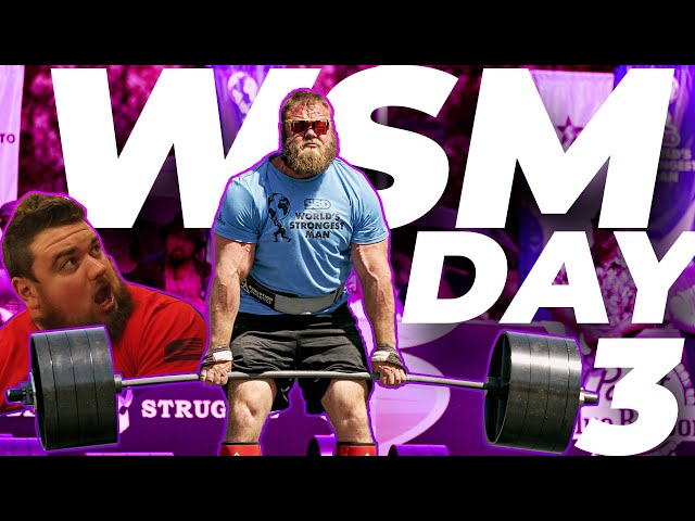 First Competition day and Strategy at Worlds Strongest Man! Ft. Trey & Evan
