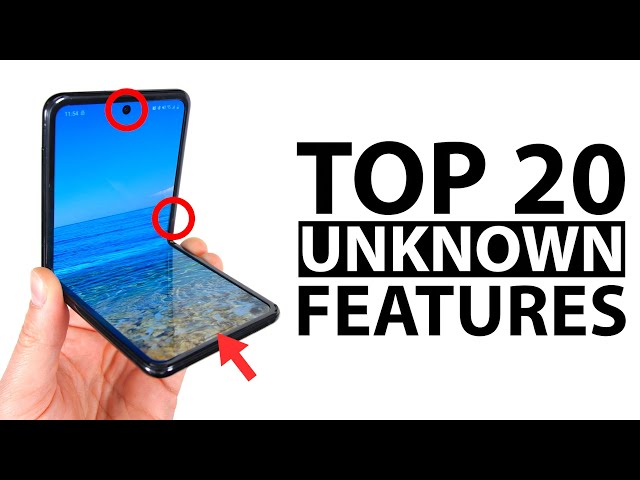 Top 20 Unknown Samsung Galaxy Z Flip Features