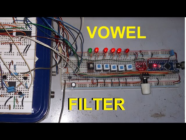 Voltage Controlled Vowel Formant Filter, new interface test
