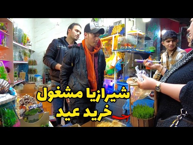 IRAN - Walking In Shiraz City New Year Night Ceremony Walking Tour شیراز در تب و تاب عید