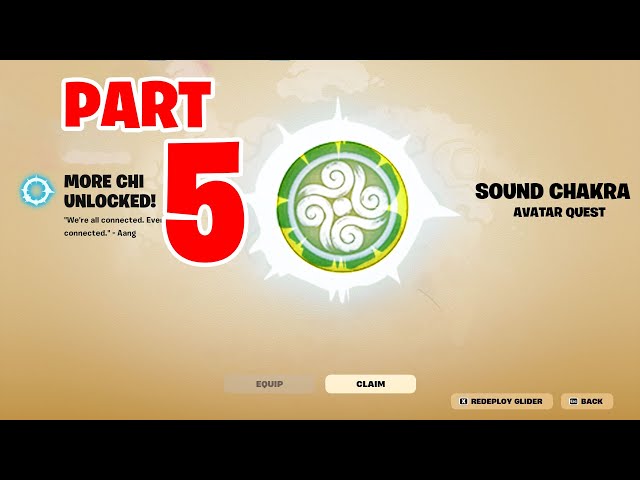 How To Complete Sound Chakra quests in Fortnite - All Avatar Elements quest (Part 5 challenges)
