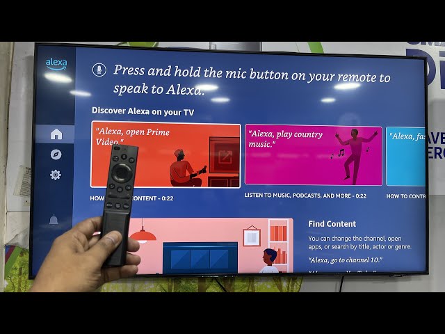 How To Set Alexa on #Samsung led tv