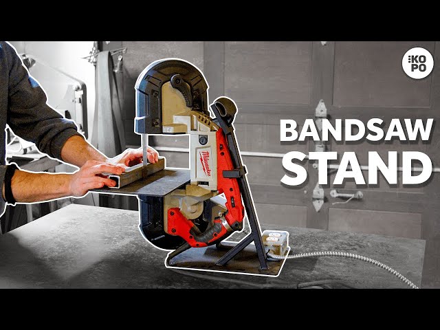 DIY Bandsaw Stand || Simple and versatile Portable Band Saw stand build
