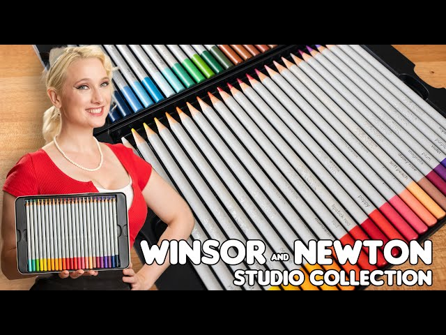 Reviewing The Winsor and Newton Studio Collection Coloured Pencils. Better than the Prismacolor?
