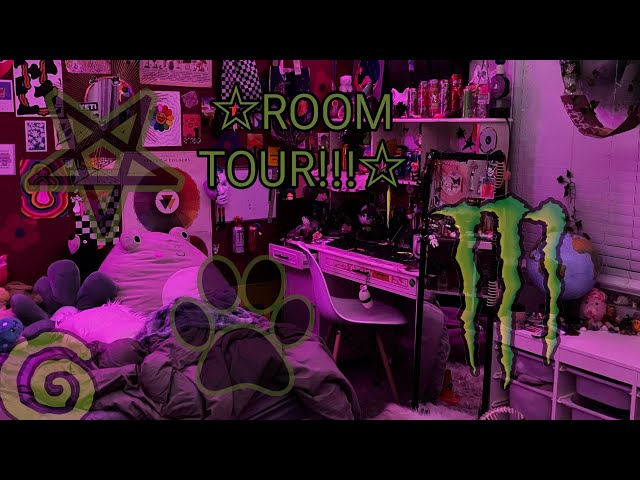🪲 ~☆ 2024 ROOM TOUR!!! ★~ 🌀 #roomtour #grunge #vultureculture