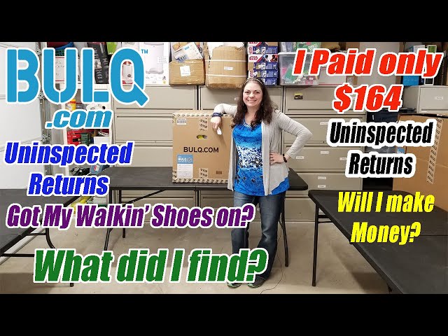 Bulq.com Case Unboxing - Got My Walkin' Shoes on? - What did I find? - Paid $164 - Am I Making Money