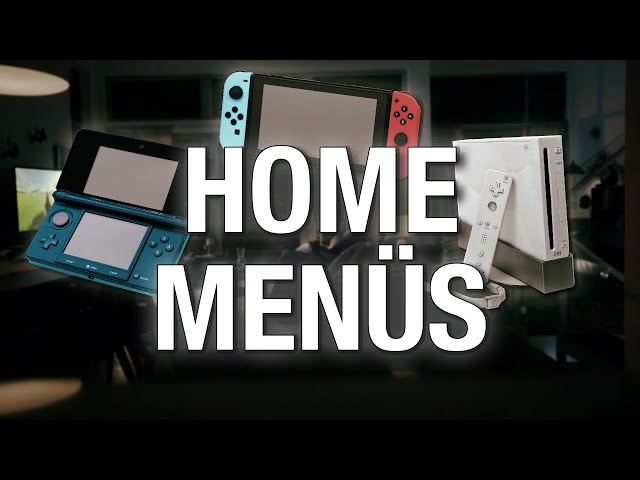 Ein Blick auf alle Nintendo HOME-Menüs