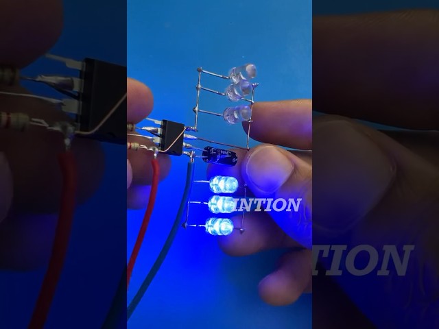 LED Chaser Circuit | How to make a LED Chaser