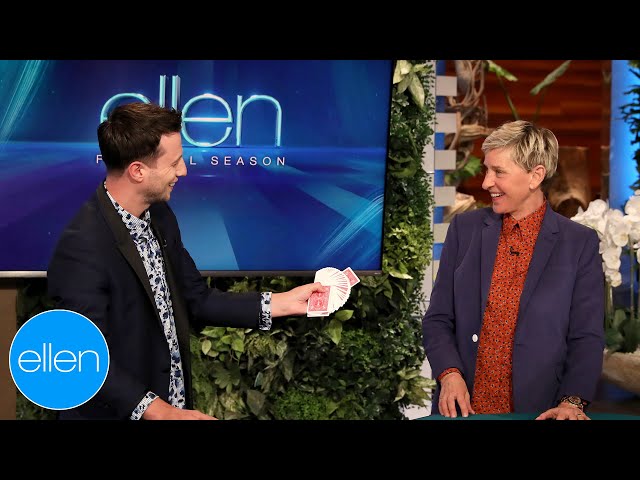Mat Franco's Card Tricks Leave Ellen in Awe!