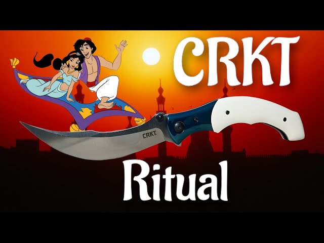CRKT "Ritual" ... un bon gros EDC pliant avec un style Persan original !!!