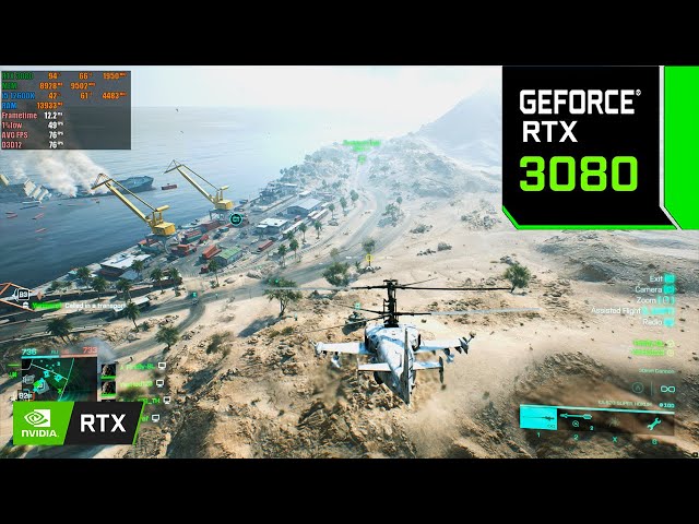 Battlefield 2042 : RTX 3080 12GB ( Ultra Graphics RTX ON / DLSS ON )